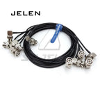 Ultra-soft SDI video signal cable, camera monitor SDI line, BNC plug to BNC plugs elbow, SDI pigtail. Camera RF coaxial cable