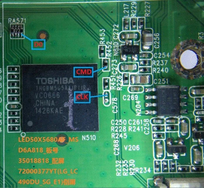 100% Original RT809H RT809HSE EMMC-Nand FLASH Programmer  with BGA48 BGA63 BGA64 BGA169 Adapter RT809H EMMC Nand Flash TSOP48