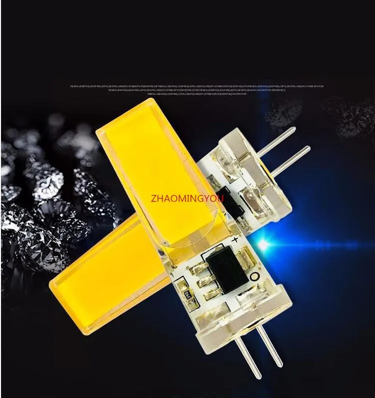 LED COB 6W 10W GY6.35 G4 G9 E14 12V 110V 220V Dimmable LED G9 220V LED E14 220V Cob2508 Dimming LED G4220V Cob2508 Crystal Light