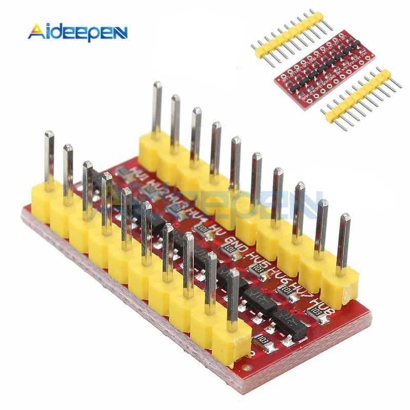 2/4/8 Channel IIC I2C Logic Level Converter Bi-Directional Board Module 2 4 8 Way DC 3.3V/5V With Pins For Arduino Raspberry Pi