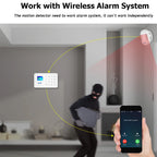 KERUI Wireless Mini Design PIR Motion Detector Passive Infrared Alarm Sensor with Magnetic Swivel Base for Home Alarm System