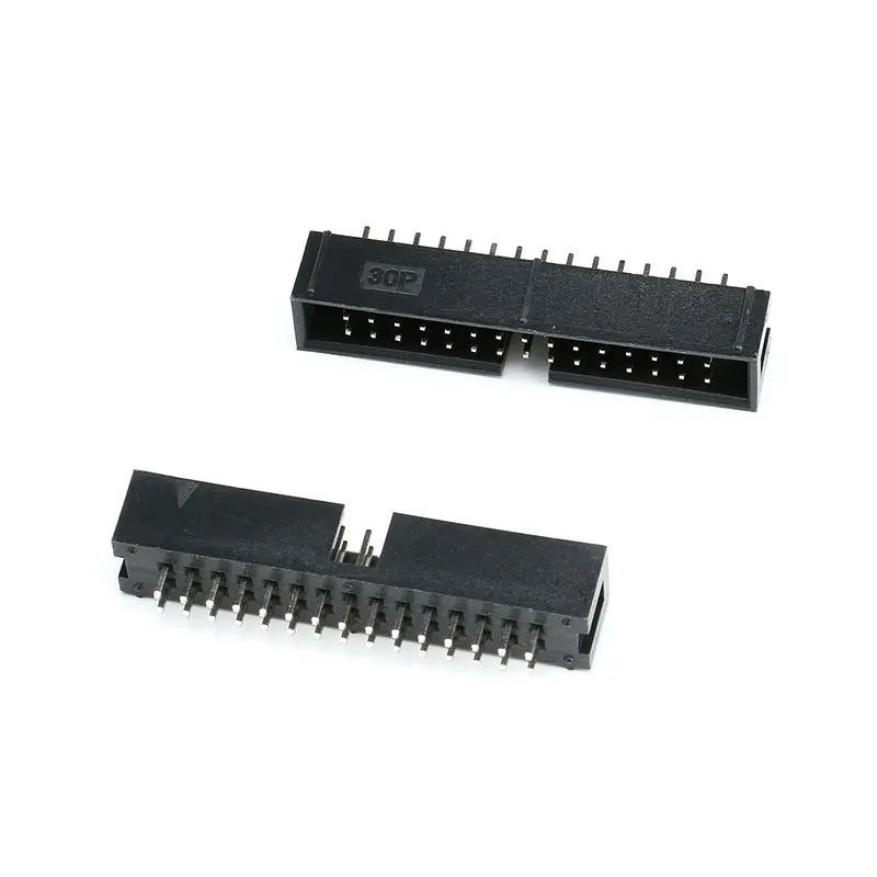 10Pcs/5Pcs 2.54MM Pitch DC3 6/8/10/14/16/20/26/30/34/40/50/64P Socket Box ISP Male Straight Pin Header PCB Connector IDC JTAG
