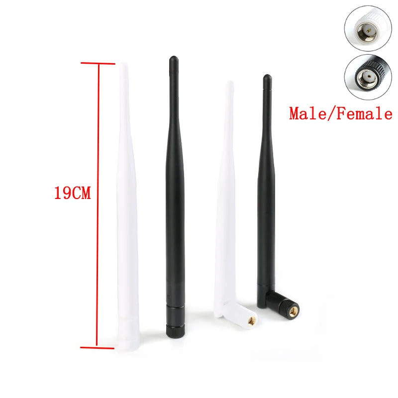 2.4GHz 6dBi Omni WIFI Antenna 2.4G Antenna Aerial RP-SMA Bluetooty Male Female Wireless Router Connector IEEE WLAN/WiMAX/MIMO