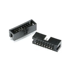 10Pcs/5Pcs 2.54MM Pitch DC3 6/8/10/14/16/20/26/30/34/40/50/64P Socket Box ISP Male Straight Pin Header PCB Connector IDC JTAG
