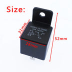 JD2912 4 Pin 5 Pin 40A DC 12V 24V 36V 48V Auto Car Relay with Mounting Hole Coil Power 1.8W Automobile Control Device with Line