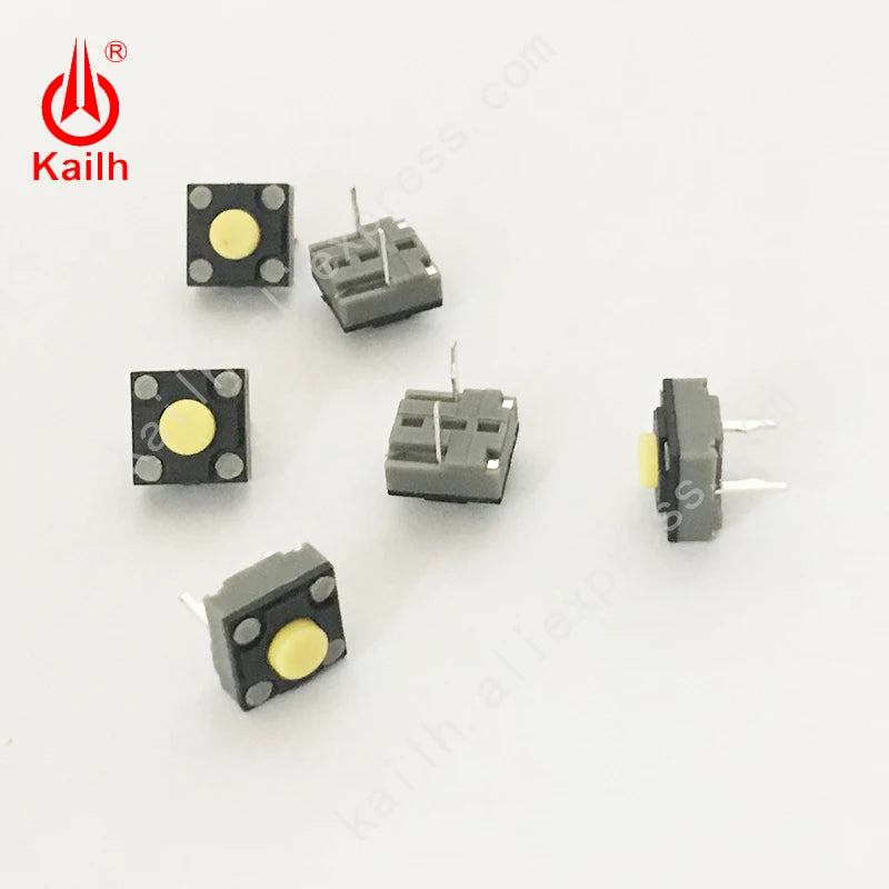 Kailh Micro Switch 6*6*4.3/7.3/9.5mm Square Silent Switch Wireless Mouse Wired Mouse DIP Microswitch Tact Switch CMI627301D60