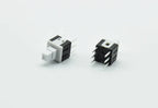 10pcs 5.8*5.8 Self-locking/reset PCB Keyboard Micro Switch Push Tactile Power Self lock On/Off Latching Switch 6pin mini 12V0.1A