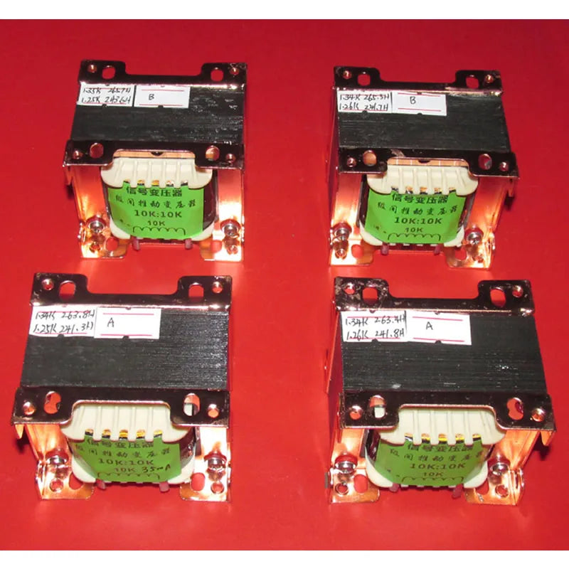 10K: 10K audio signal transformer, interstage transformer can pass 35 mA signal current PT-45, frequency response 20-22KHZ