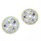 10pcs AC 220V LED PCB SMD5730 3W 5W 7W 10W 12W 15W 18W 24W Integrated IC Driver White/Warm White Light Source for LED Bulb