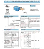 5 PCS Power Relay SLA Series SLA-05V 09V 12V 24V 48VDC-SL-A -C 4 Pin 5 Pin 6 Pin 30A T90 for Electronic Components Market