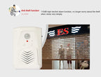 MP3 Downloadable Wireless PIR Motion Sensor Activated Player Infrared Doorbell Shop Store Welcome Voice Reminder with USB Cable