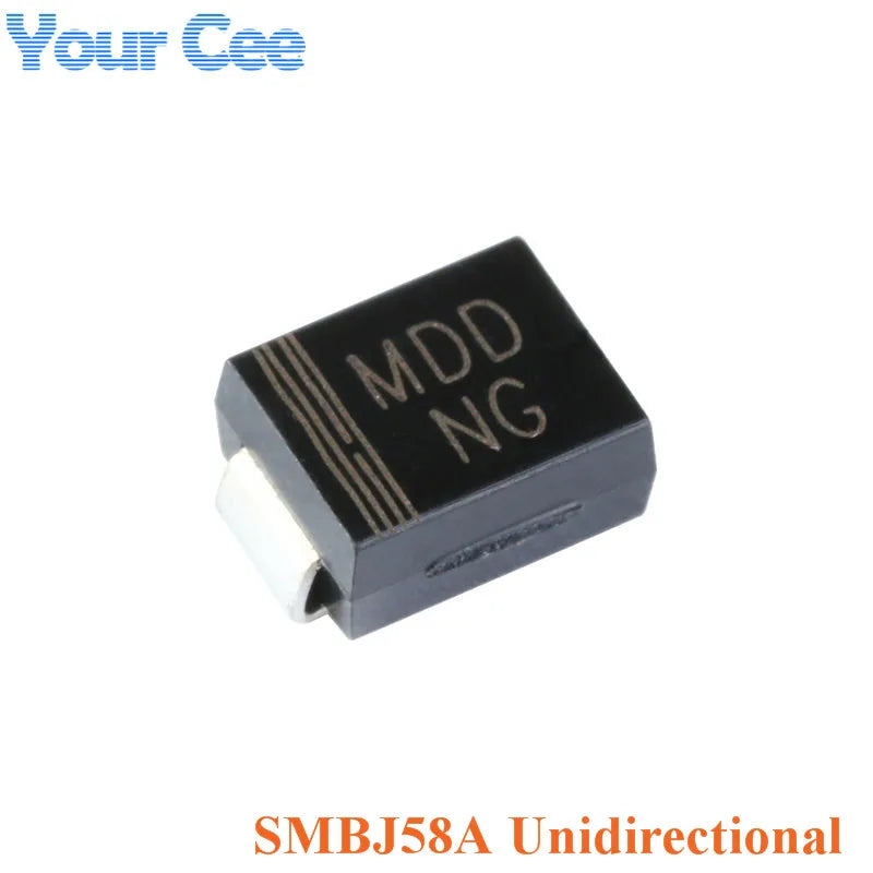 20pcs SMD DO-214AA Series SMBJ70A SMBJ58A SMBJ48A SMBJ33A SMBJ30A SMBJ28A SMBJ26 TVS Transient Suppression Diode SMBJ5.0CA SMBJ2