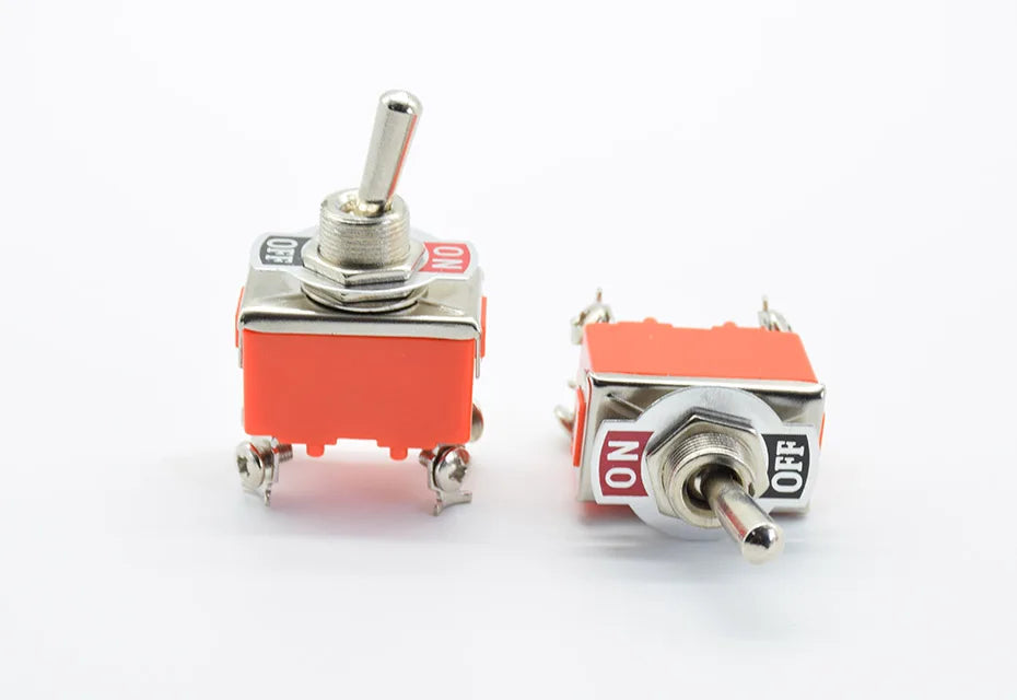 1Pc  Car Metal SPDT SPST P0.05 15A 250V ON OFF ON ON Stainless Steel Waterproof Toggle Swith 12V Heavy Duty Toggle Flick Switch