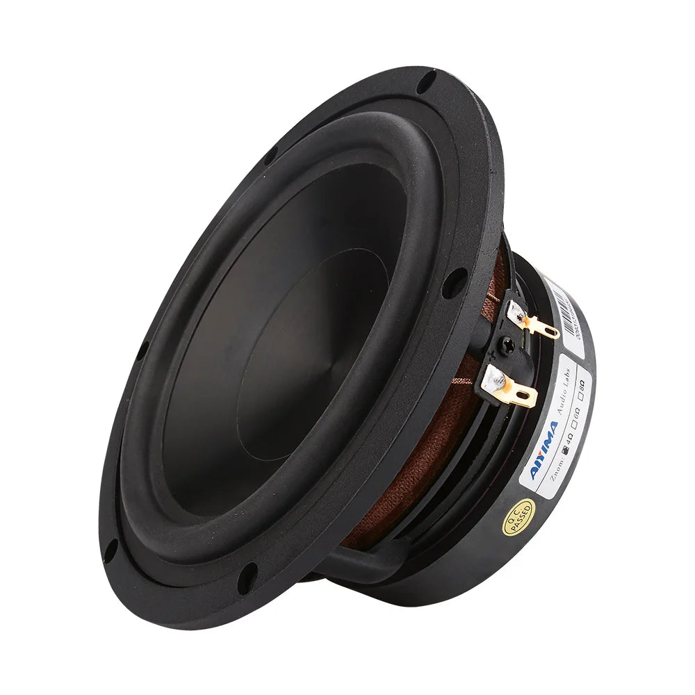 AIYIMA 1Pcs 6.5 Inch 100W Speaker 4 8 Ohm Midrange Woofer Sound Speaker Alto Bass Aluminum Ceramic Loudspeaker DIY Bookshelf