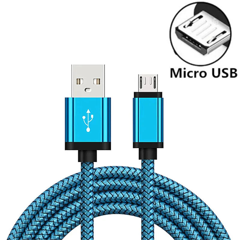 Micro USB fast Charging Cable For Samsung Galaxy A3/A5/A7 2016 J3/J5/J7 2017 S3 S4 S6 S7 Edge Note 5 J2 2M Long Original charger