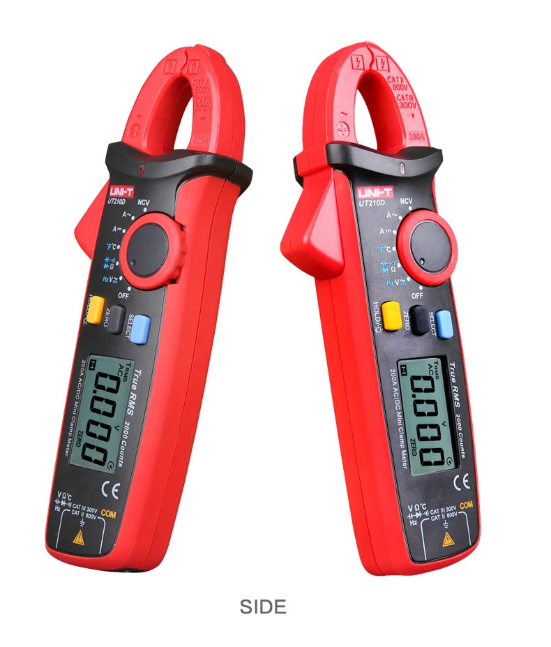 UNI-T Clamp Meter Digital UT210E UT210D AC Current Mini Clamp Multimeter True RMS Pliers Ammeter UT210C Auto Range