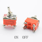 1Pc  Car Metal SPDT SPST P0.05 15A 250V ON OFF ON ON Stainless Steel Waterproof Toggle Swith 12V Heavy Duty Toggle Flick Switch