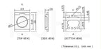 500PCS High Power LED LED Backlight 1210 3528 2835 1W 100LM Cool white SBWVT121E LCD Backlight for TV TV Application