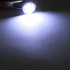 50pcs AC DC 6.3V 6V BA9S T4W Non Polar No Ghosting Pinball Game Machine LED Light Bulb Anti Flickering 8SMD 1206 White Green Red
