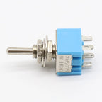 Promotion! 5pcs 3 Position 2P2T DPDT ON-OFF-ON Miniature Mini Toggle Switch 6A 125V