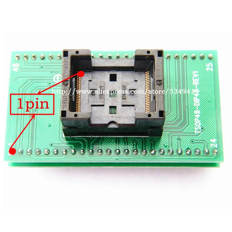 BGA48 BGA63 BGA64 BGA153 BGA169 EMMC SOP44 TSOP48 Adapter Socket MX29GL640 S29GL064N For RT809H USB emmc nand Flash Programmer