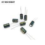 50PCS/LOT 16V 470UF 8*12 High Frequency Low Impedance Aluminum Electrolytic Capacitor 470uf 16v