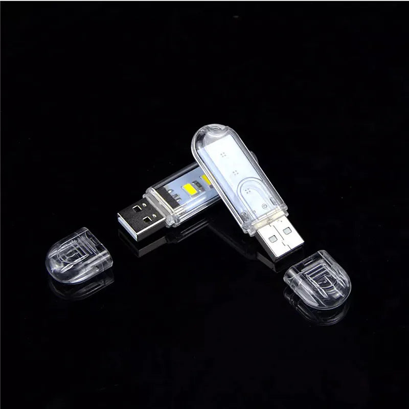 USB LED Book Lights 3LEDs 8LEDs SMD 5630 5730 LED Bulb 5V Power Input White 5000-6500K Warm White 3000-3500K USB Night Light