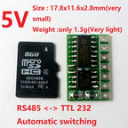 10 PCS R411B01_3V3 5V UART Serial to RS485 SP3485 Transceiver Converter Module