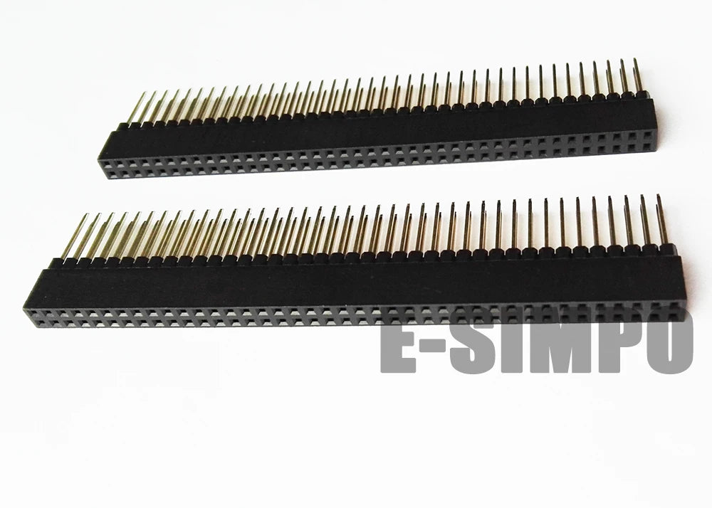 10pcs PC104 2.54mm 2X5P/10P/13P/16P/20P/25P/32P/40P Android Female Dual Row Straight PH11mm Pin 12mm Industrial Header Socket
