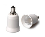 4pc E12 to E26 Candelabra E12 to Medium Socket E26/E27 Bulb Base Light Socket Adapter Converter for Ceiling Fan Chandelier Light