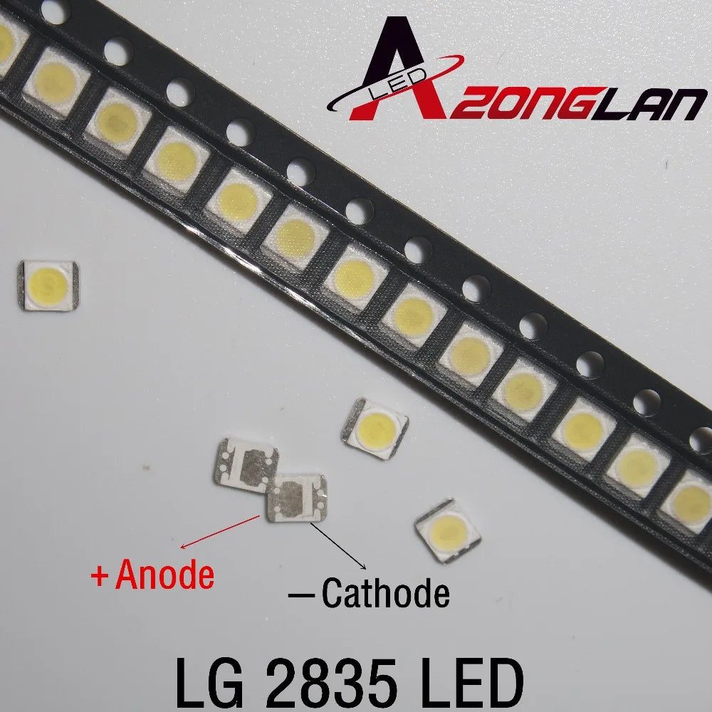 3528 2835 3V SMD LED 1W L-G7 50PCS/Lot Cold White 100LM For Television LED Backlight