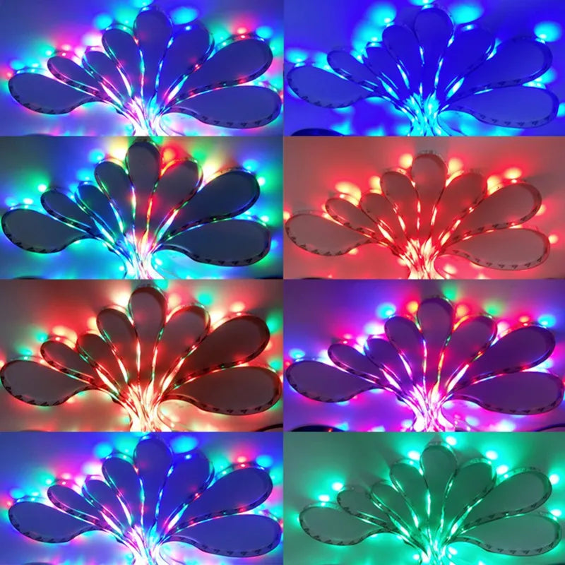 20 Pieces DC12V SMD 2835 3528 5m 270 300 LED IP65 Waterproof Epoxy LED Strip string Flexible led RGB Strip tape light lighting