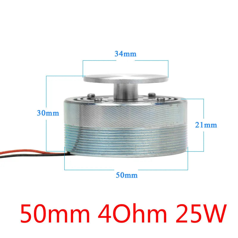AIYIMA 44MM 50MM Full Range Vibration Speaker Resonance Speaker Bass 25W 20W 4 Ohm 8 Ohm Audio Portable Speaker Altavoz 1Pcs