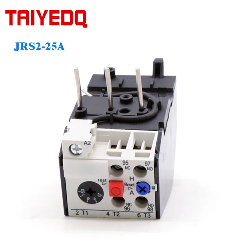 5PCS JRS2-25 Thermal Relay 3UA Overload Relay Contactor Relay for Motor Protection  10A-16A 16A-25A