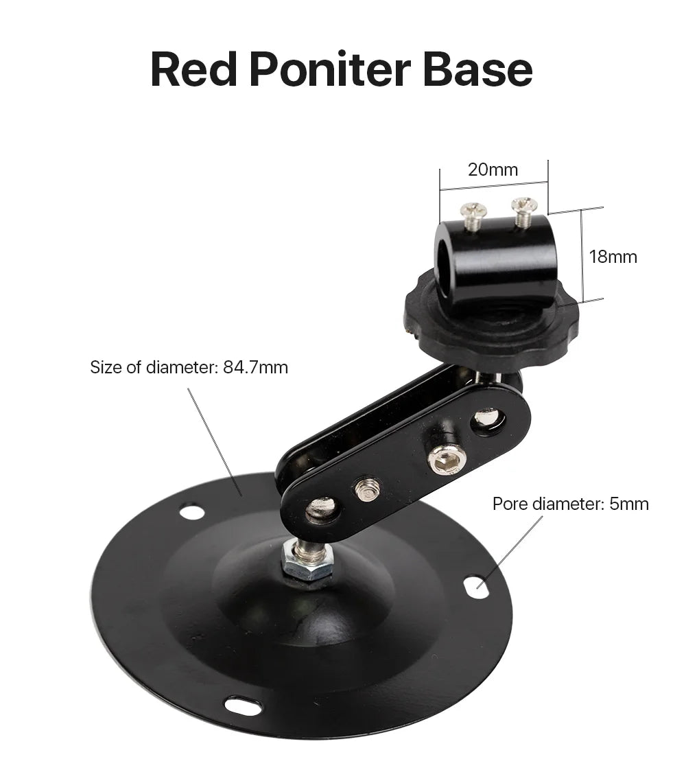 Red Laser Locator Red Dot Beam Marking Positioning  Red Focusable Laser Diode Module +Battery Case+mount For marking machine