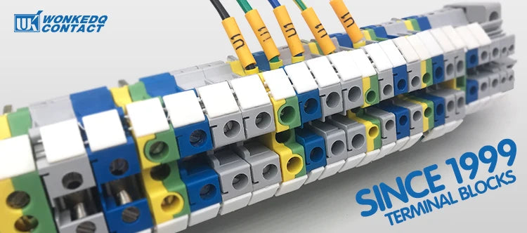 PTV 2.5-PE Ground Modular DIN Rail Terminal Block Side-Entry Push-in Wiring Connector Electrical 2.5mm PTV2.5-PE