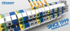 10Pcs USLKG5N USLKG5 Universal Screw Ground Protective Earth Modular Wire Electrical Connector Din Rail Terminal Block USLKG 5mm