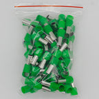 E16-12 Tube Insulating Insulated Terminals 16MM2 Cable Wire Connector Insulating Crimp Terminal 100PCS/Pack Connector E-