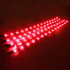2 PCS LED Strip SMD3528 Waterproof Flexible 30CM Red Green Blue White Warm White Super Bright Car Styling Decor Stickers Lamp