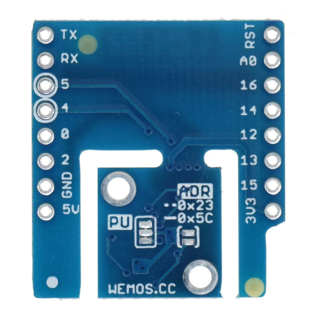 Ambient light Shield V1.0.0 for LOLIN D1 mini BH1750 BH1750FVI I2C digital light sensor module