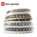 5V SK6812 RGBW Led Strip Light 4 in 1 Similar WS2812B 1m 4m 5m 30 60 144 LEDs Individual Addressable RGBWW Led Lights IP30 65 67