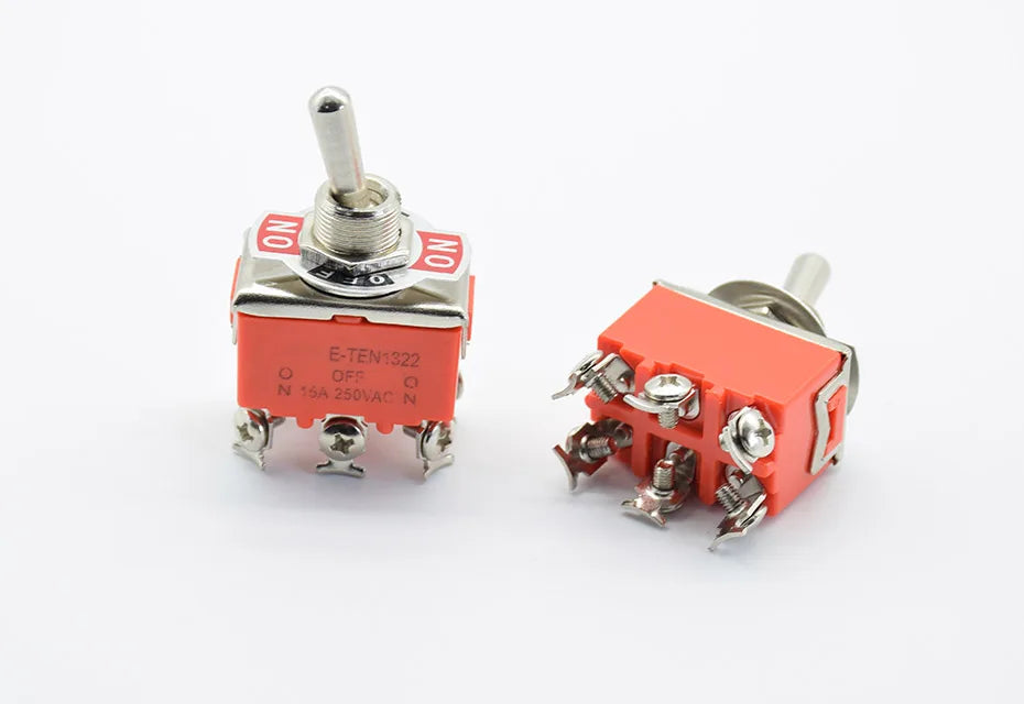 1Pc  Car Metal SPDT SPST P0.05 15A 250V ON OFF ON ON Stainless Steel Waterproof Toggle Swith 12V Heavy Duty Toggle Flick Switch