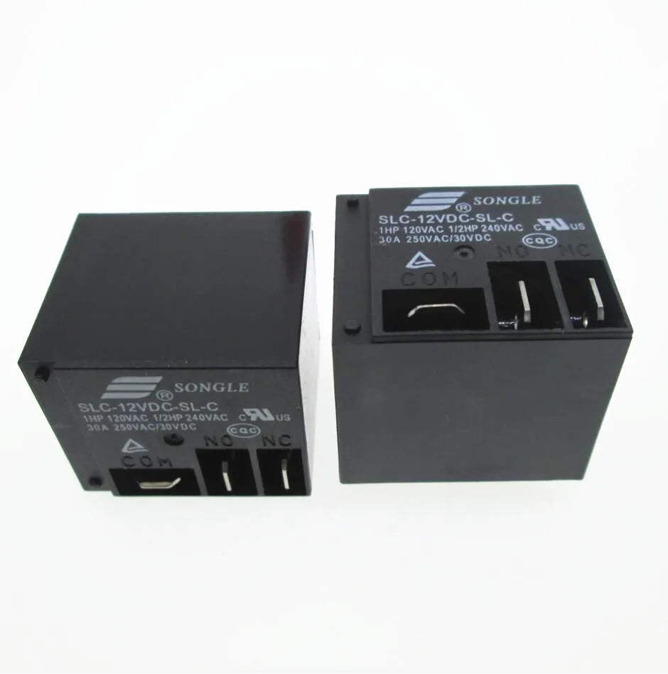 HOT NEW 12V relay SLC-12VDC-SL-C SLC-12VDC-SL SLC-12VDC SLC 12VDC 12V 30A 250VAC SONGLE DIP5