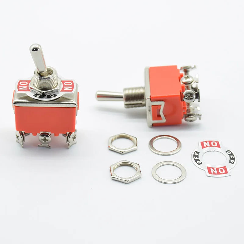 1Pc  Car Metal SPDT SPST P0.05 15A 250V ON OFF ON ON Stainless Steel Waterproof Toggle Swith 12V Heavy Duty Toggle Flick Switch