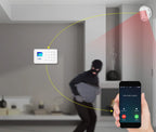 KERUI Wireless Mini Design PIR Motion Detector Passive Infrared Alarm Sensor with Magnetic Swivel Base for Home Alarm System