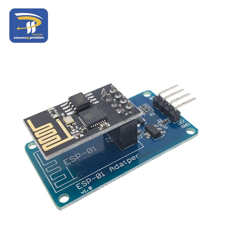 ESP8266 ESP-01 Serial WiFi Wireless Adapter Module 3.3V 5V Esp01 Breakout PCB Adapters Compatible For Arduino