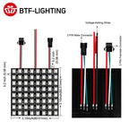WS2812B RGB LED Panel Screen 8x8 16x16 8x32 256 Pixels Digital Flexible Programmed Individually Addressable Full Color DC5V
