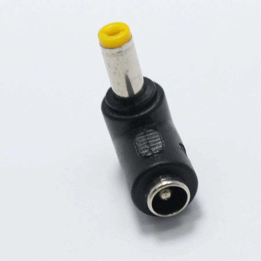 1pcs 5.5x2.5 mm Female to 5.5x2.5 mm Male DC Power Plug 90 Degrees L Type Connector Adapter Laptop
