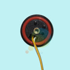 10pcs Mini LED Traffic Signal Light Pixel Cluster 26mm Diameter Yellow Blue Red White Green Replacement Lights for Traffic Signa