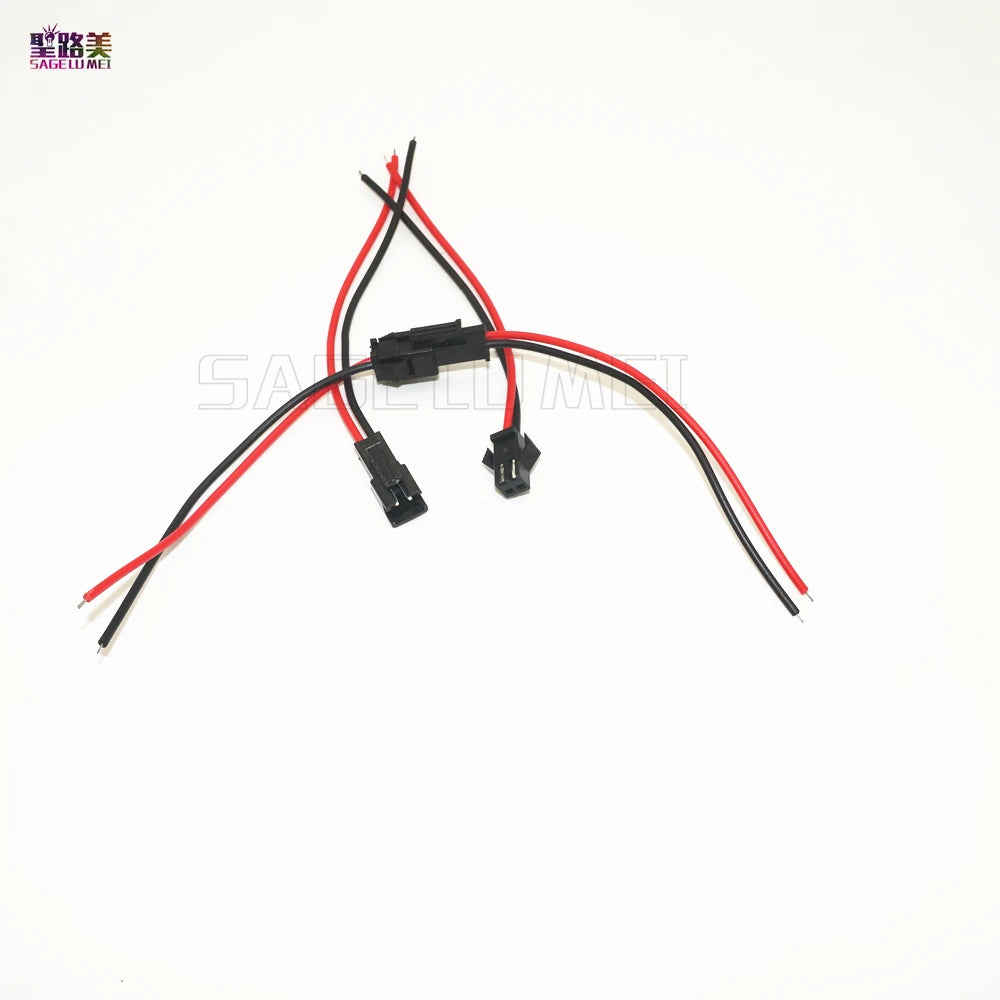 100Pairs 2pin/3pin 4pin 5pin 6Pin JST Male To Female Led Connector 15cm Wire for 2811 5050 RGB RGBW RGBCCT Led Strip Lamp Driver